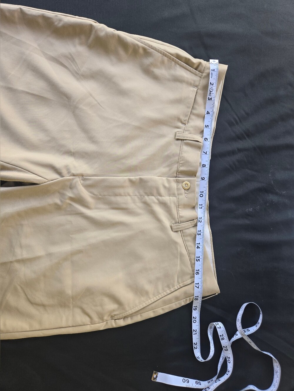 Ralph Lauren Khaki Flat-Front Shorts Excellente Conditions - Picture 6 of 7